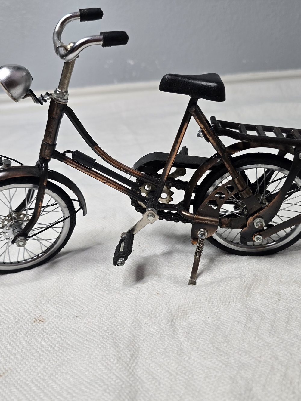 Vintage Miniature Amsterdam Bicycle Model – Made in Amsterdam – Detailed Metal
